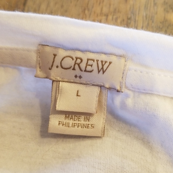 J. Crew Striped Orange T-Shirt - Picture 2 of 4